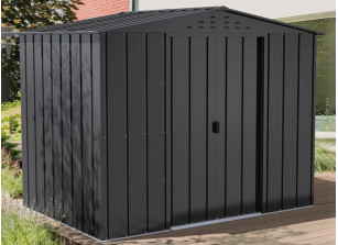 Abris de Jardin Métal Gris 4.75M2