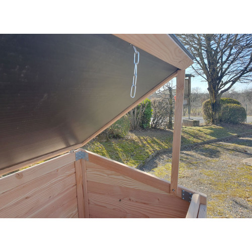 Abri rangement bois douglas origine France