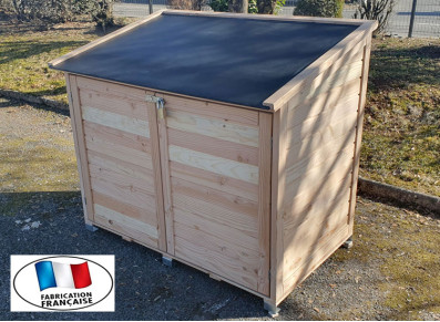 Abri rangement bois douglas origine France