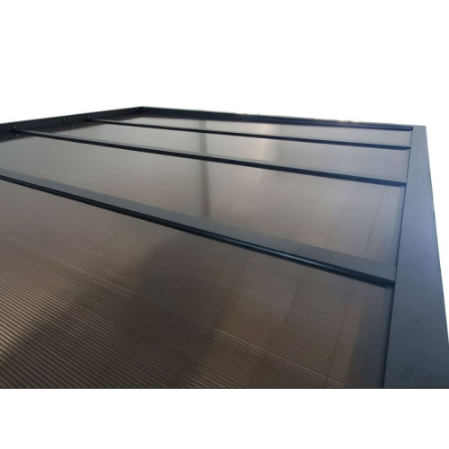 CARPORT ALU MONOPENTE + LED SOLAIRE