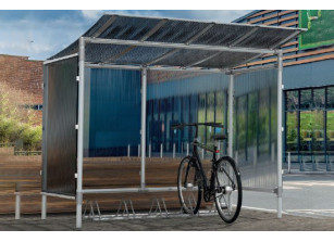 ABRI VÉLOS ALUMINIUM
