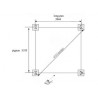 Abri Voiture Modulable Monopente Métallique 4,00 x 5,36 M