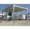 ABRI CAMPING CAR METALLIQUE 4.00 M X 8.00 M