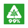 Abri jardin PVC UTILITY 4.9 BLEU 2,42 x 2,02 m