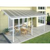 TOIT TERRASSE ALU BLANC :::::::::: 5 x 3 M