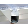 Toit Terrasse Aluminium Blanc - 27 m2