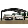 ABRI VOITURE METAL ALU LUXE ::::: 5 X 6 M