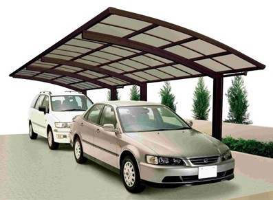 ABRI VOITURE METAL ALU LUXE ::::: 10 X 3 M