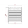 ABRI JARDIN BOIS TRAITÉ 12 MM 2,10 x 1,80 M