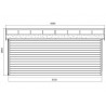Garage bois madriers 28 mm 3.60 x 5.70 m