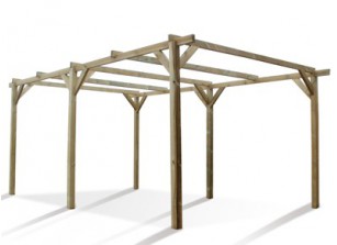 pergola bois discount