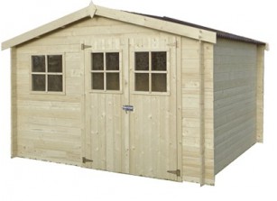 ABRI DE JARDIN MADRIER 19 MM ::::::: 2.95 x 2.95 M