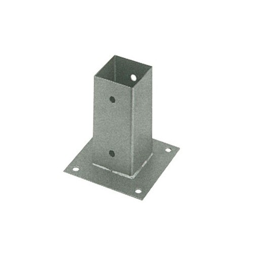 LOT DE 2 SABOTS D'ANCRAGE POUR CARPORT POTEAUX 120X120