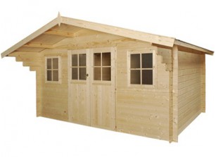 ABRI DE JARDIN BOIS 4.15 x 3.20 M