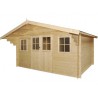 ABRI DE JARDIN BOIS 4.15 x 3.20 M