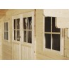 abri de jardin bois m/m 28 mm ::::: 4,35 x 4,81 m