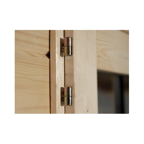 ABRI JARDIN MADRIER BOIS 44 MM  5,12 x 3,27 M