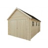 GARAGE BOIS MADRIER 28 MM 3,40 x 5,41 M