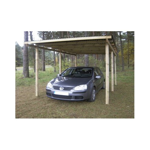 CARPORT BOIS AUTOCLAVE L304 x P500 cm