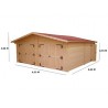 GARAGE DOUBLE BOIS MADRIER 60 MM 6.35 x 6.64 M