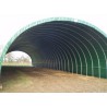 TUNNEL DE STOCKAGE PVC ARMÉ PIGNON 8 M x PROFONDEUR 6 M