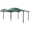 DOUBLE CARPORT ALU ET POLYCARBONATE 4.85 x 6.00 M