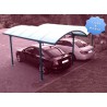 CARPORT ALUMINIUM DOUBLE / TOIT ARRONDI 29M2