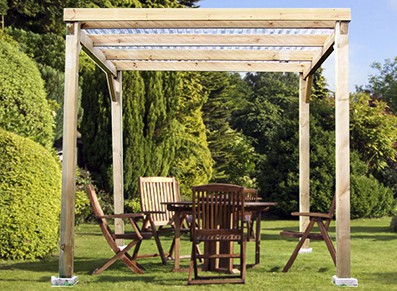 Tonnelle en bois 3x5m 