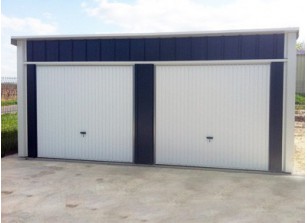 GARAGE EN METAL BICOLOR 6,00 x 5,36 m