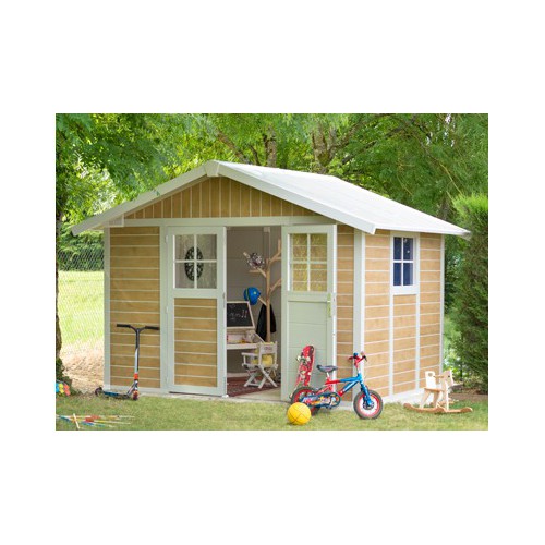 ABRI JARDIN PVC DECO 7.5 m2 SHERWOOD 3.70 x 2.98 m