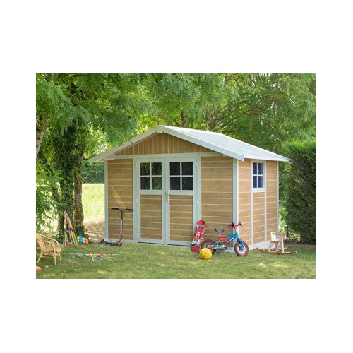 ABRI JARDIN PVC DECO 7.5 m2 SHERWOOD 3.70 x 2.98 m