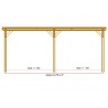 ABRI CAMPING CAR BOIS DOUGLAS ::::: 4.08 x 8.11 M