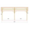 ABRI VOITURE BOIS DOUGLAS :::::: 5.00 x 4.90 M