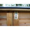 COFFRE DE RANGEMENT EN BOIS :::::::: 1,54 x 0.96 M