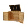 COFFRE DE RANGEMENT EN BOIS 1,50 x 0.98 M