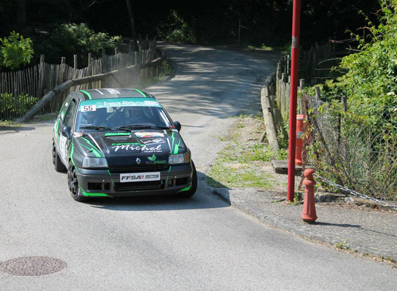 Thomas Badel au rallye de Saint Marcellin, de la frustration au menu