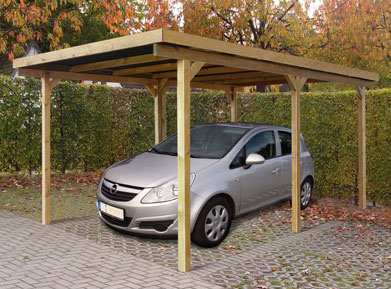 carport bois