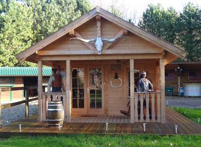 Ambiance ranch pour un chalet des plus surprenants !