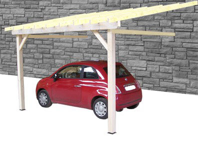 Une ossature en bois sur mesure, une personnalisation chic de votre carport !