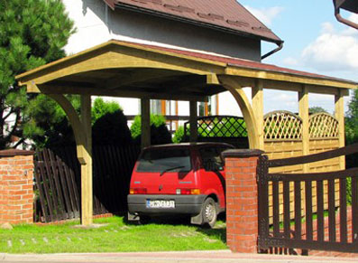 Un carport bois nordique et traité autoclave