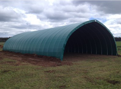 Avion ou ULM : un tunnel d’hivernage en PVC, un hangar à moindre coût !