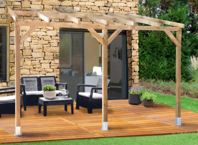 Faites construire une pergola en bois