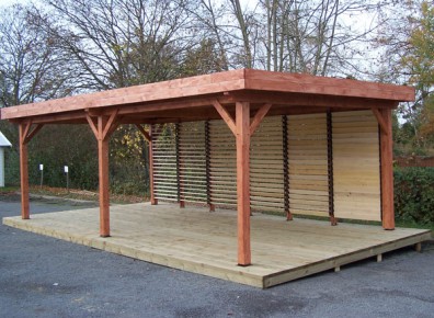 quand l'abri terrasse bois devient carport