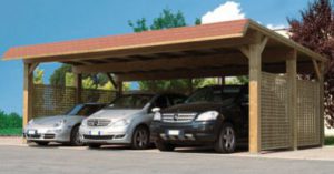 un carport pour le lotissement