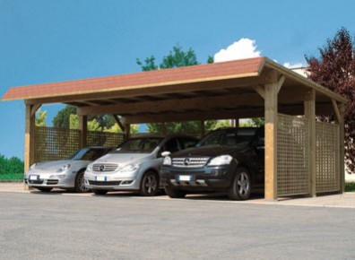 un carport pour le lotissement