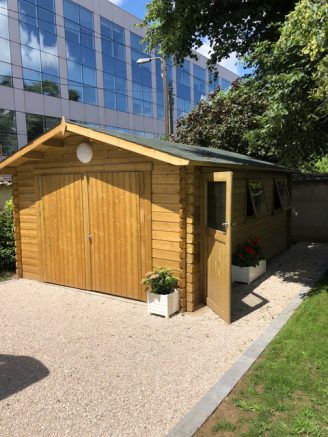 Garage en bois pas cher