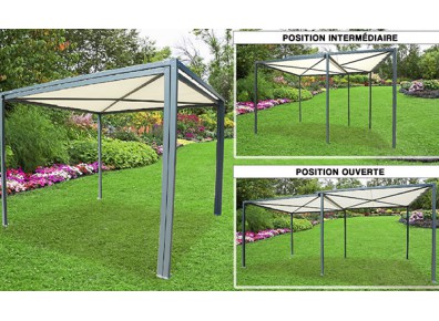 pergola acier modulable pour les pros