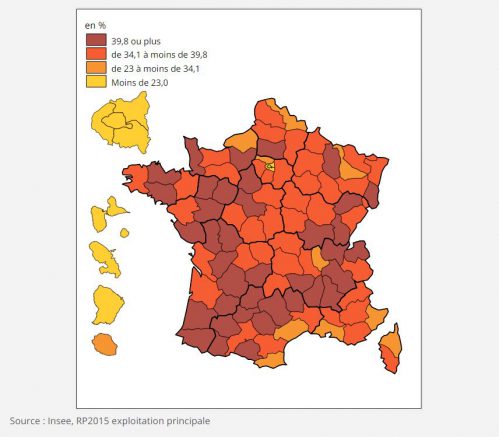 les voitures par ménage