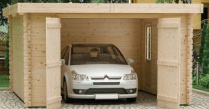 garage voiture en bois grandes dimensions