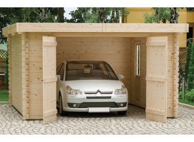 garage voiture en bois grandes dimensions